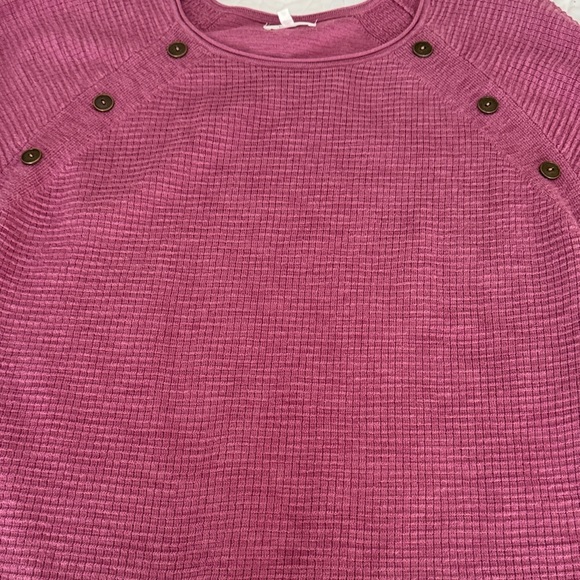 Maurices Pink Button-Accent Tunic Top - Picture 7 of 7